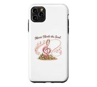 Music Heals the Soul Pink Ribbon Breast Cancer Shirt Case for iPhone 11 Pro Max