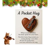 Music Hug Gift Collection, Portable Music Pocket Hug Collection, Crafted by Hand Heart-Shaped Guitar Pockets Hugs, A Gift for Musics Lovers, Musicians(Guitar Hug)