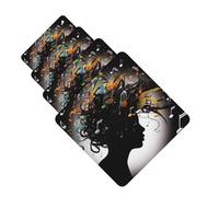 Music image Car Air Fresheners Cards Set of 4 Pieces Personalized Car Fresheners Gifts for Men Women Auto Aromatherapy Tablets Hanging Scented Cards for Wardrobe Bathroom