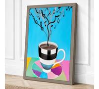 Music in My Mug Canvas Wall Art Print 18x12 Inch