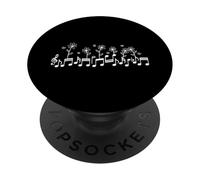 Music in Woods with Flowers PopSockets Adhesive PopGrip