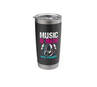 Music is Math with Feelings Music Math Stainless Steel Insulated Tumbler