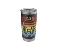 Music is Math with Feelings Stainless Steel Insulated Tumbler