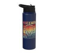 Music is Math with Feelings Stainless Steel Insulated Water Bottle