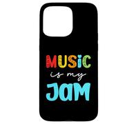 Music Is My Jam Funny Music Teacher Back To School Case for iPhone 15 Pro Max