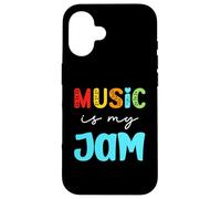 Music Is My Jam Funny Music Teacher Back To School Case for iPhone 16
