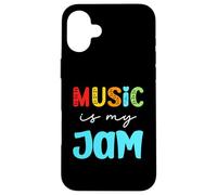 Music Is My Jam Funny Music Teacher Back To School Case for iPhone 16 Plus