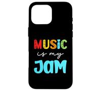 Music Is My Jam Funny Music Teacher Back To School Case for iPhone 16 Pro Max