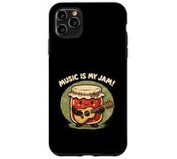Music Is My Jam Funny Ukulele Guitar Pun Case for iPhone 11 Pro Max