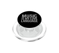 Music is My Love Language Funny Music PopSockets PopGrip for MagSafe