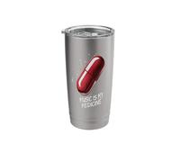 Music is My Medicine Capsule with Notes Therapy Mood Stainless Steel Insulated Tumbler