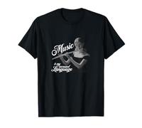 Music is my second language flute T-Shirt
