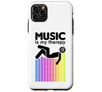 Music Is My Therapy Equalizer DJ Rainbow Sound Engineer Case for iPhone 11 Pro Max