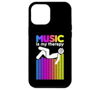 Music Is My Therapy Equalizer DJ Rainbow Sound Engineer Case for iPhone 12 Pro Max