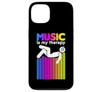Music Is My Therapy Equalizer DJ Rainbow Sound Engineer Case for iPhone 13