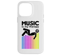 Music Is My Therapy Equalizer DJ Rainbow Sound Engineer Case for iPhone 14 Pro Max