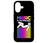 Music Is My Therapy Equalizer DJ Rainbow Sound Engineer Case for iPhone 17