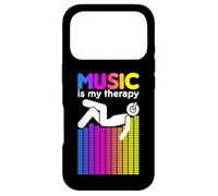 Music Is My Therapy Equalizer DJ Rainbow Sound Engineer Case for iPhone 17 Pro