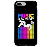 Music Is My Therapy Equalizer DJ Rainbow Sound Engineer Case for iPhone 7 Plus/8 Plus