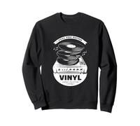 Music Is My Universe Feel The Sound With Retro Vinyl Record Sweatshirt