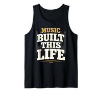 Music is Not a Phase Musician Lifestyle Musical Passion Tank Top