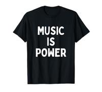 Music Is Power - Musician Powerful Protest Statement Guitar T-Shirt