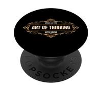 Music is the art of thinking with sound PopSockets Adhesive PopGrip