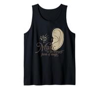 Music is The Strongest Form of Magic Retro Music Tank Top