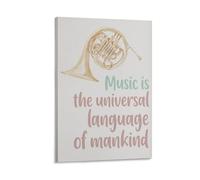 Music Is The Universal Language of Mankind Quotes Educational Chart Poster 12x18inch(30x45cm)