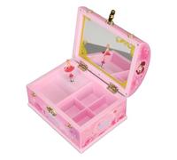 Music Jewelry Boxes, Jewelry Box Girls, Earrings Organizer Box, Musical Jewelry Box, With Ballerina Figurine, Perfect For Storing Earrings, Necklaces, And Trinkets For Kids