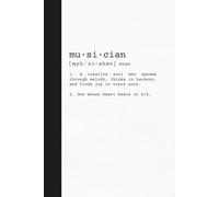 Music Journal Notebook for Writing Music & Lyrics: Gift for Musicians | Blank Staff and Lined Paper Side by Side | Song Writing & Theory Notebook | Musician Definition Edition