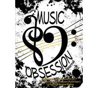 Music Journal - Songwriting Notebook 6: Manuscript Paper & Ruled Paper for Writing Music, Lyrics, & Notes: Volume 5 (Academic Version)