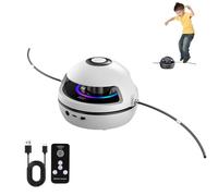 Music Jump Rope Machine Kids, Electronic Skipping Rope With Remote Control, Kids Exercise Equipment, Smart Digital Skipping Rope For Adults, Kid, Home, Gym Workout (White)