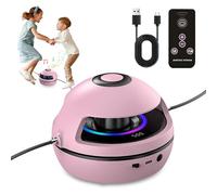 Music Jump Rope Machine, Smart Skipping Rope Kids, Wireless Skipping Rope with Counter, 1-10 Speed, Skipping Ropes Kids with Remote Control & Bluetooth Music, Gym Equipment for Youth, Family Games