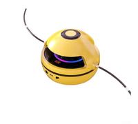 Music Jump Rope With LED Lights, Remote Control Smart Skipping Rope 70-160 RPM Adjustable Speed For Kids Adults Fitness(Yellow)