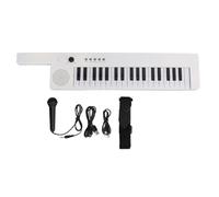 Music Keyboard for Middle School, Stereo Polyphony 32 Tone 37 Keys Keyboard, 4 Sounds Digital Keyboard with Microphone for Beginners Daughter Son Nephew (White)
