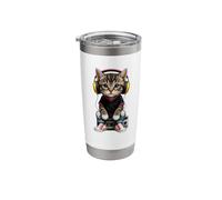 Music Kitten Stainless Steel Insulated Tumbler