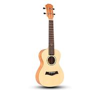 Music Laser Engraved Mahogany Concert Ukulele Bundle with Padded Strap and Picks Small Guitar Beginner Single Board Student Adult Girl Child 23 Inch Folk Sakura Musical Instrument