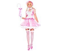 Music Legs Women's Little Bo Peep Fancy Dress Costume Small/Medium