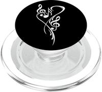 Music Love Treble Clef Heart Gift Idea PopSockets PopGrip for MagSafe