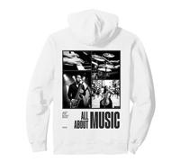 Music Lover Collage Jazz Rock Pop Blues 2026 Graphic Pullover Hoodie