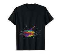 Music Lover, Colorful Singing Bowl, Sound Love, Singing Bowl T-Shirt