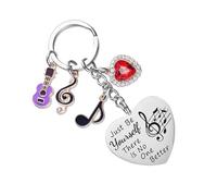 Music Lover Keychain, Cute Gifts for Music Fans, Ideal for Teen Girls, Women, Daughters, Best Birthday & Christmas for Music Lovers, Unique Accessories for Special Occasions