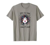 Music Lover Life Is A Song Sing It Loud Gift Idea T-Shirt