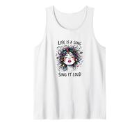 Music Lover Life is A Song Sing It Loud Gift Idea Tank Top