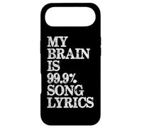 Music Lover - My Brain is 99 Percent Song Lyrics Funny Lyric Case for iPhone Air