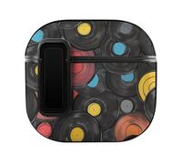 Music Lover Vinyl Record Cute Case PC Earbud Cases Protective Cover Compatible for AirPods 4
