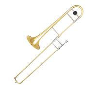 Music Lovers B Flat Trombone Lacquer Gold Brass Instrument