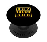 Music Lovers Bedroom Producers 867-Five-309 Song Lyric Meme PopSockets Adhesive PopGrip
