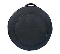Music Lovers Cymbals 5 Pieces 14 Hi Hat 16/18 Crash 20 Inch Ride Low Volume Cymbal Pack For Drum Set Rehearsal Room Beginners(Only 22in Bag)